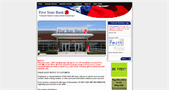 Desktop Screenshot of firststatebank.com